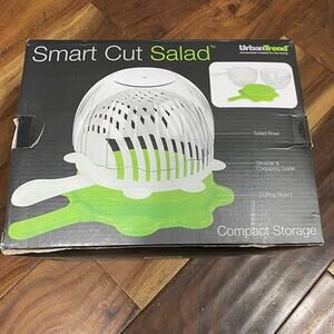 Urban Trend Smart Cut White/ Green Salad Maker Cutter chopped salad